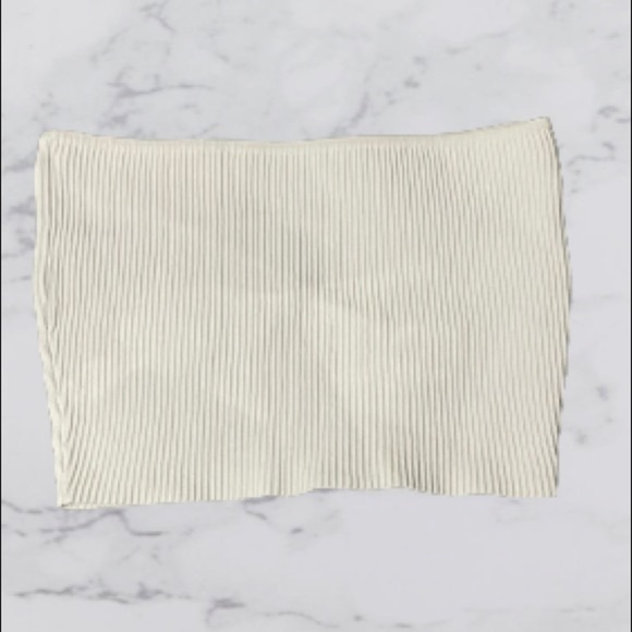 Pacsun L.A Hearts White Ribbed Tube Top Size Small - Picture 6 of 6